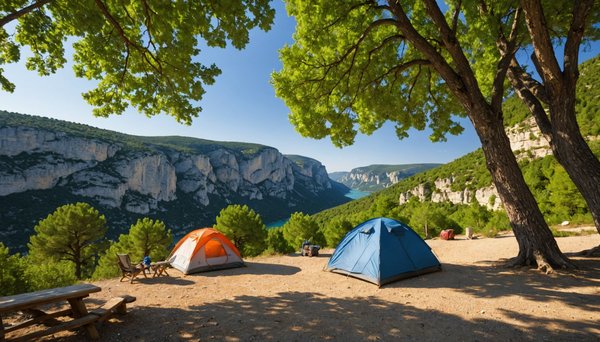 Le camping avec la plus belle vue sur les gorges du verdon