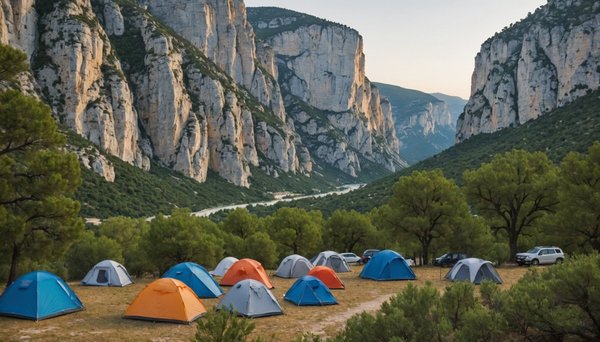 Top campings offrant une vue imprenable sur les gorges du verdon