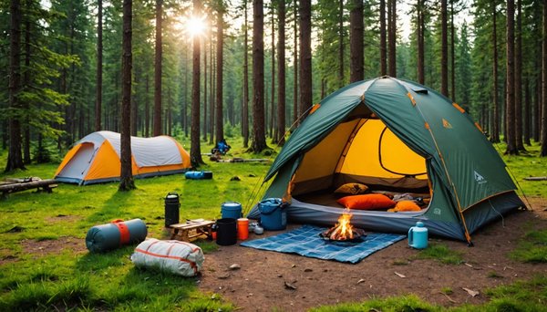 Top 5 des équipements écoresponsables pour un camping durable