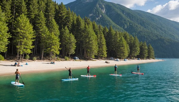 Top 5 des destinations de camping pour les amateurs de paddle